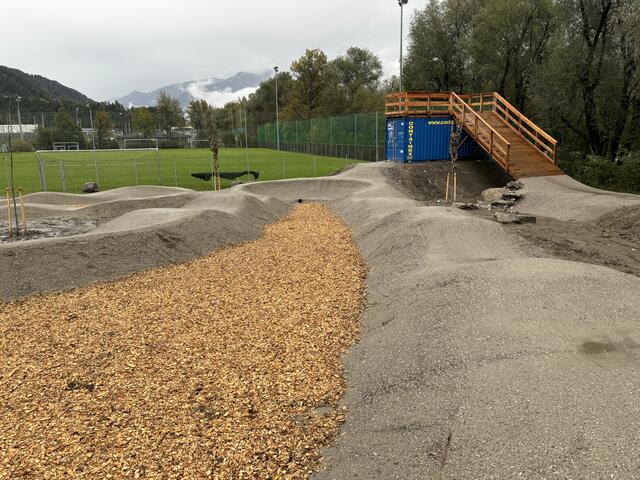 Pumptrack für Anfänger und Profis: Die neue Anlage bietet Segmente für jedes Level.