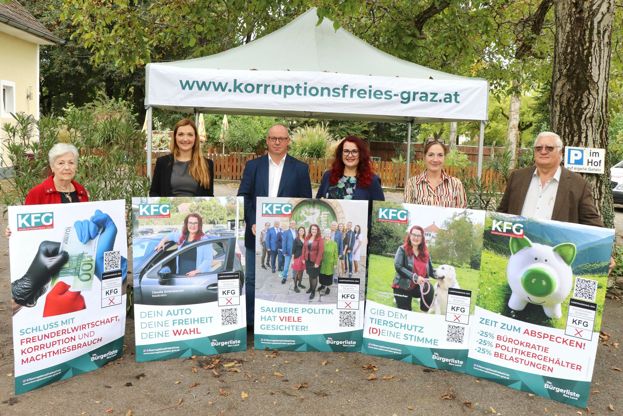 Grazer FPÖ-Abspaltung: KFG präsentiert Kampagne für Landtagswahl - Graz