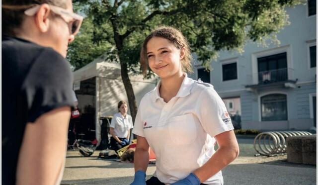 In der Jugendgruppe lernen Mädchen und Burschen im Alter von 13 bis 17 Jahren Erste Hilfe und soziales Engagement sowie die Leistungsbereiche des Roten Kreuzes kennen.   | Foto: Rotes Kreuz Völkermarkt