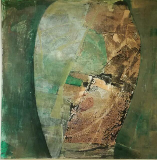 Die Werke von Susanne Kraushofer sind sehr abstrakt gehalten und haben einen kindlichen Touch. | Foto: Privat