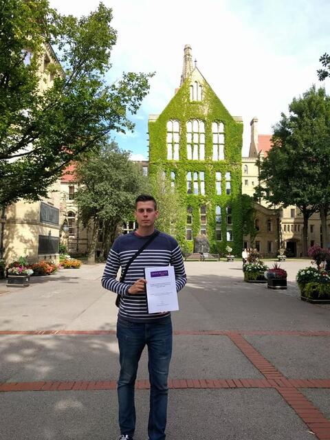 Abschluss 2018 in Manchester. | Foto: Strobl