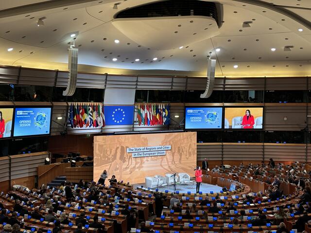 Der Bericht zur Lage der Regionen und Städte wurde in einer Pressekonferenz zum Kick-Off der Woche der Regionen präsentiert. | Foto: Nieschalk/MeinBezirk