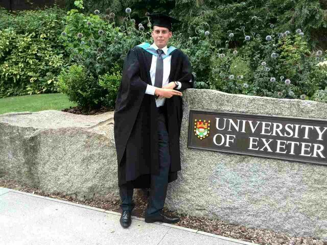 Abschluss der University of Exeter im Jahr 2017. | Foto: Strobl