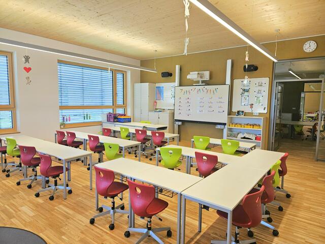 Ideal sind die Klassenräume zum Lernen. | Foto: Stadtgemeinde Hollabrunn