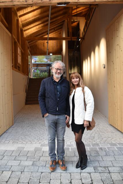 Bauleiter Andreas Falbesoner mit Gattin Irina. | Foto: Kendlbacher