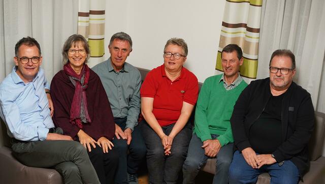 von links: Peter Knapp, Claudia Außerwöger, Josef Kreutzinger, Christa Meuwissen, Johann Schützenhofer  und Günther Ketterer  | Foto: Außerwöger 