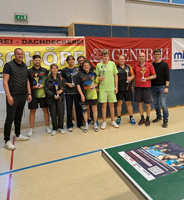 Sieger und Platzierten im Doppelbewerb 2024