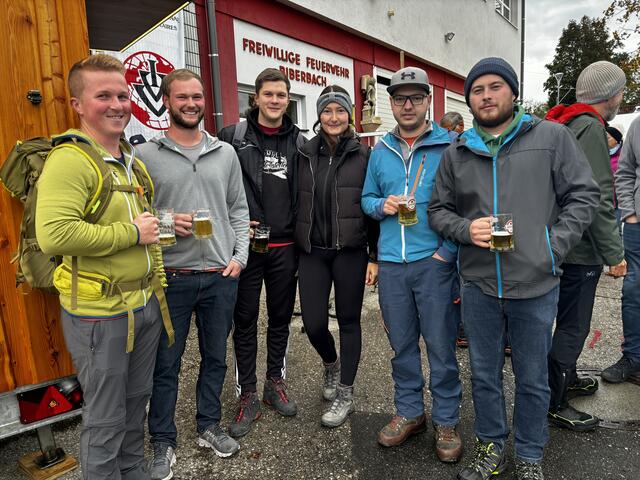 Michael Infanger, Mathias Unterberger, Eric Michlmayr, Theresa Lindner, Sepp Engelmaier und Raphael Mayrhofer