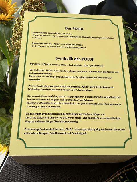 Nähere Infos zum "Poldi" und seiner Entstehung. | Foto: RegionalMedien