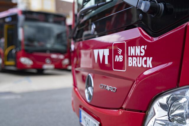 Ein IVB-Bus musste am Samstag eine Notbremsung hinlegen. | Foto: IVB/Gerhard Berger (Symbolbild)