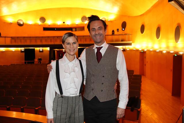 Festivalleiterin Susanne Praß und Präsident Gerald Stedile.