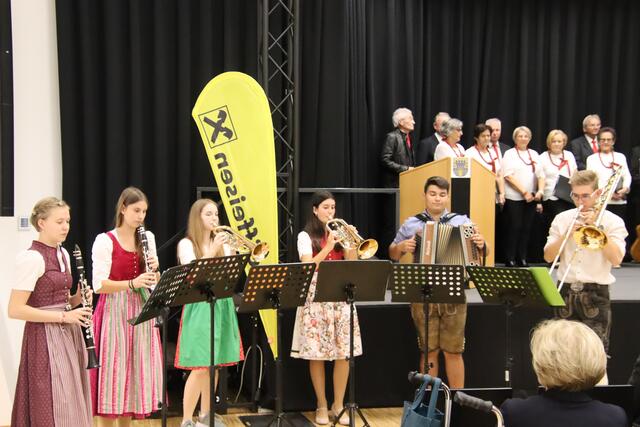 Das Volksmusikensemble der Musikschule Güssing umrahmte den Festakt. | Foto: Martin Wurglits