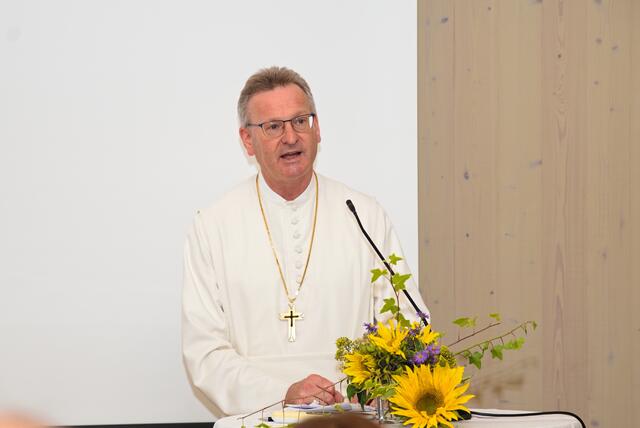 Abt Lukas Dikany in seiner kurzen Festrede. | Foto: Alfred Hofer