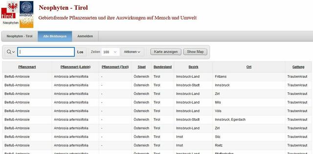 Bisher rund 3700 Standorte in Tirol in der Datenbank! | Foto: Tiroler Bergwacht - Einsatzstelle Stubai