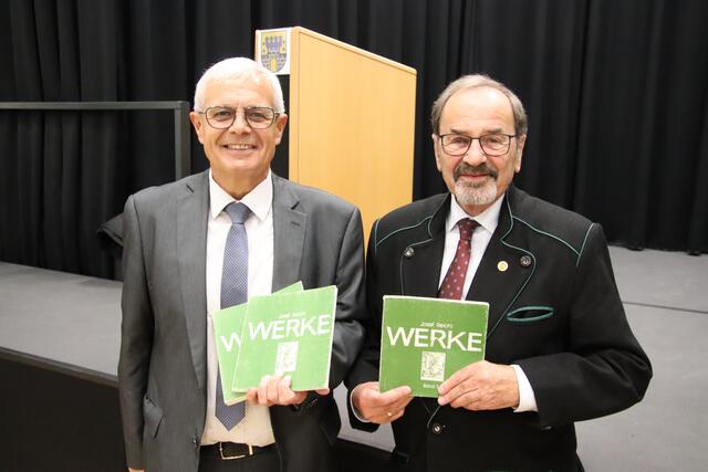 Die Chefs der Gastgebervereine: Karl Pratl (Reichl-Bund, links) und Eduard Nicka (Burgenländische Gemeinschaft). | Foto: Martin Wurglits