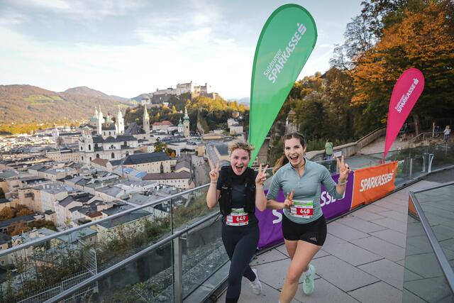 Laufspaß und Top-Ausblicke auf die Stadt. | Foto: G-Sport/Salzburg Trailrunning Festival