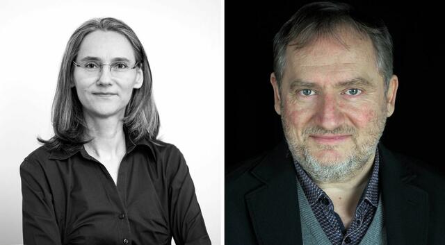 Autorin Verena Hauser und Historiker Christian Klösch geben beide am 25. Oktober Einblicke in ihre Bücher in St. Michael.  | Foto: Mirjam Reither/ Armin Bardel