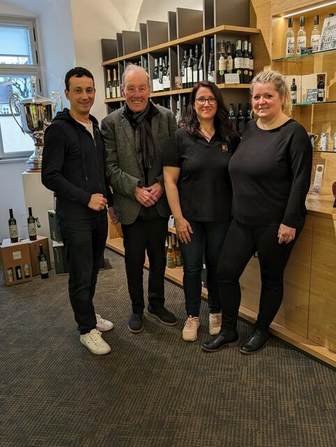 Team Gästeinfo Retzer Land: Daniel Wöhrer, Reinhold Griebler, Martina Nowy, Sarka Jana Janderkova | Foto: Silvia Köhrer