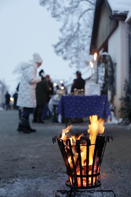 Advent in der Kellergasse Hadres. | Foto: Weinviertel Tourismus / Wurnig