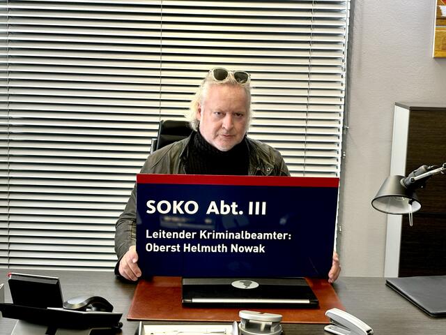 Gregor Seberg alias Helmuth Nowak feiert sein Comeback und wird der neue Chef des Ermittlerteams in der Krimiserie "SOKO Donau". | Foto: Marlene Graupner/MeinBezirk