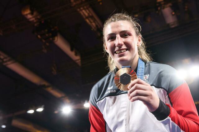 Edelmetall für die Ternitzerin Michi Polleres. | Foto: ÖJV