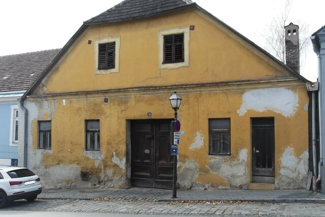 Damals-Foto: So sah das Gründerhaus in der Landstraße Nr. 53 am 3.11.2017 aus. | Foto: B. Hofmann