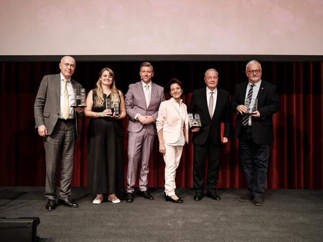 Vier Unternehmen haben den Handelshermes 2024 jüngst erhalten. | Foto: Dragan Dok