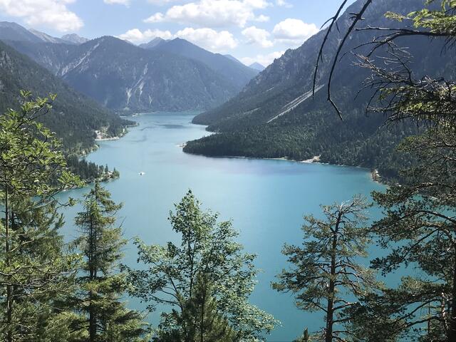 Herrlicher Blick auf den Plansee. | Foto: Reichel