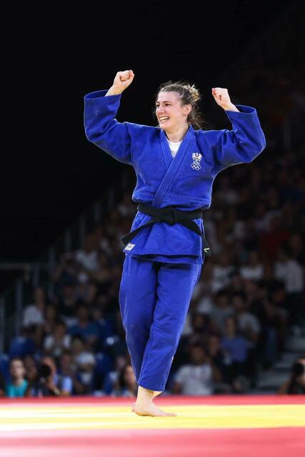 Jubel über den weltweiten Erfolg in Judo. | Foto: ÖJV