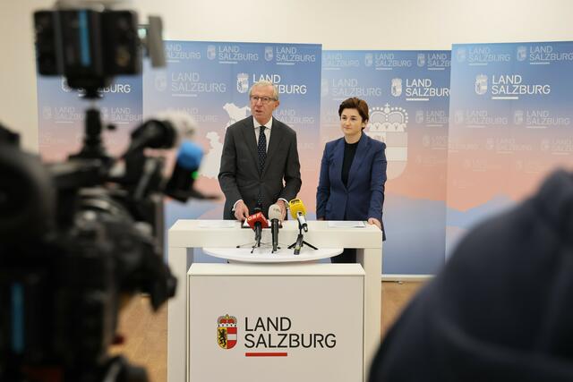 Die Salzburger Landesregierung hat mit dem Budget 2025 den Spagat zwischen investieren, ausbauen in zentralen Bereichen und konsolidieren geschafft. | Foto: Land Salzburg / Franz Neumayr