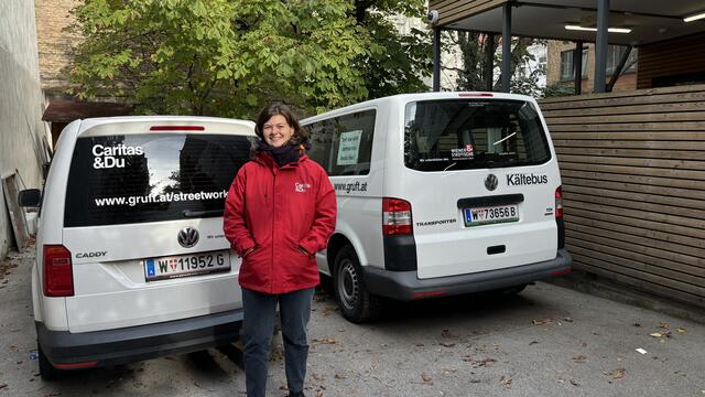 Die Sozialarbeiterin Corinna arbeitet seit drei Jahren in der Gruft. Als Streetworkerin ist sie auch auf der Mariahilfer Straße unterwegs. | Foto: Kathrin Klemm/MeinBezirk