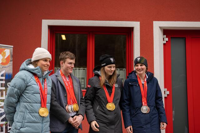 Lisi, Johannes, Veronika und Barbara Aigner. | Foto: Fotos: Mitteregger