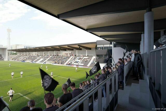 Der Blick von der Friedhofstribüne auf die Haupttribüne soll bald so aussehen. | Foto: ZOOMVP_MA51