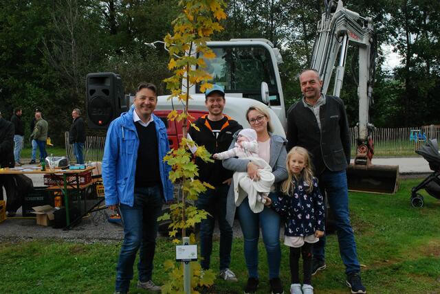 Im Geburtenwald wurden 80 neue Bäume gepflanzt. | Foto: Marktgemeinde Aspach