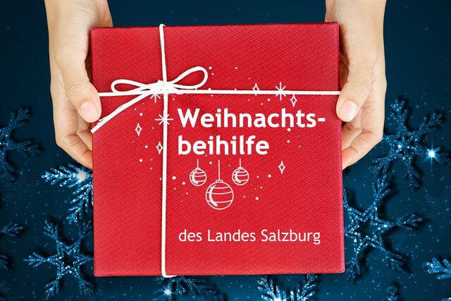 Die Weihnachtsbeihilfe ist ein Teil der Salzburger Landeshilfe. Diese hilft Personen im Bundesland mit einer einmaligen finanziellen Unterstützung, wenn man sich in einer unverschuldeten Notlage befindet. Die Mittel für die Landeshilfe werden durch Spenden zur Verfügung gestellt. | Foto: Land Salzburg/Grafik