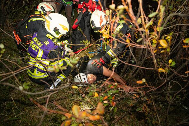Eines der Übungsszenarien: Vermisstensuche im Wald. | Foto: ffmoedling.at