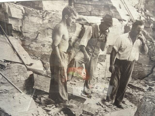In den 1950er Jahren begann der Abbau im Steinbruch in St. Urban. | Foto: Privat