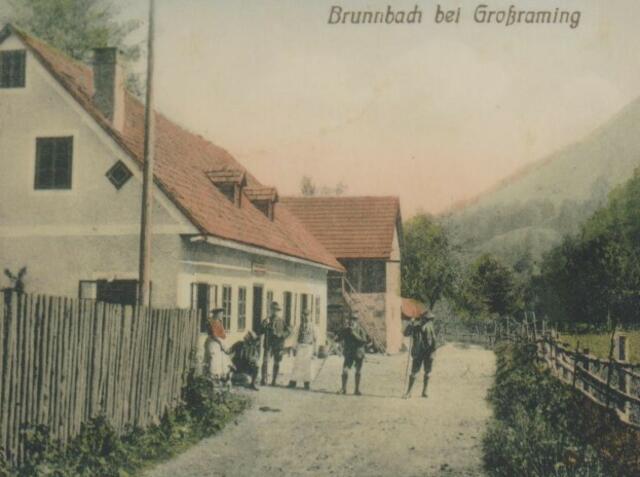Brunnbachwirt  um 1900 | Foto: Weissensteiner