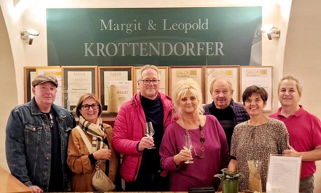Von links nach rechts: Markus Gruber, Maria Skarohlid, Hilde Juricka, Walter Wanitschek, Margit und Leopold Krottendorfer | Foto: Hilde Juricka