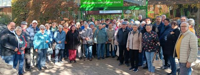 Die Ausflügler in der Großgärtnerei Starkl | Foto: NÖ Senioren Waidhofen
