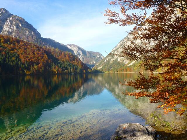 Der Leopoldsteinersee ist eines der schönsten Ausflugsziele im Bezirk Leoben. | Foto: Heidemarie Rottermanner