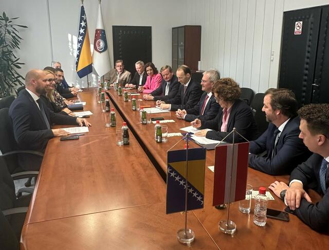 Erst vor zwei Wochen war Landtagspräsident Karl Wilfing mit einer NÖ-Abordnung in Bosnien zu Gast. | Foto: NÖ Landtagsdirektion