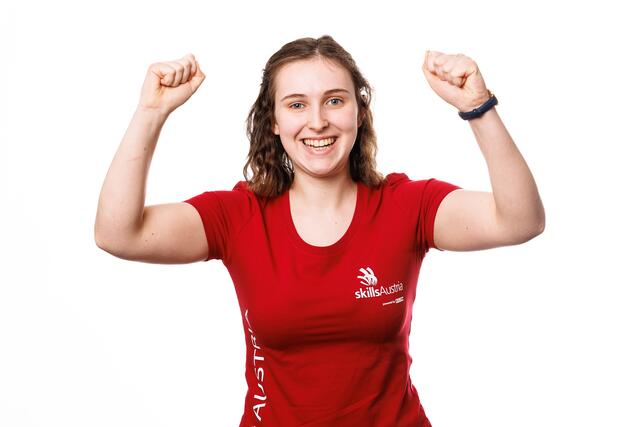 Julia Kusel erkämpfte in Frankreich ein Medaillon for Excellence. | Foto: SkillsAustria