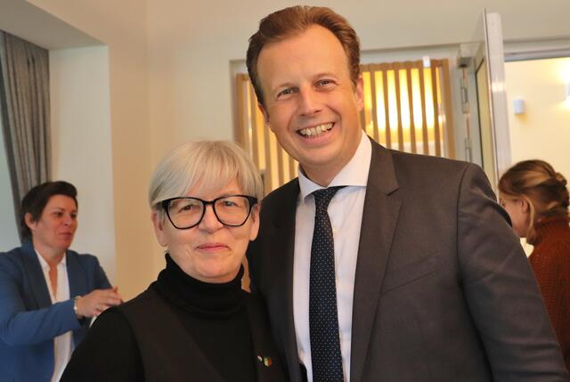 LR Karlheinz Kornhäusl und Anneliese Kolleger-Steger | Foto: Edith Ertl