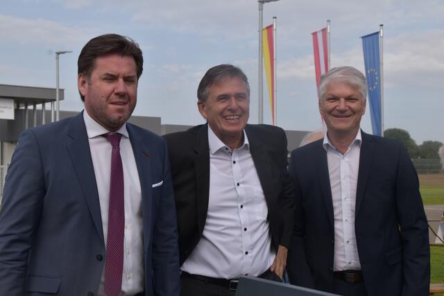 Die drei Bürgermeister Bernhard Herics, Robert Marlovits und Joachim Radics | Foto: Michael Strini