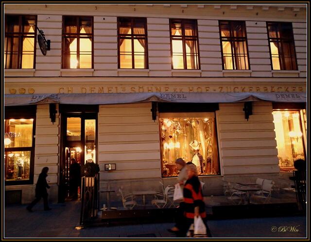 Die berühmte k.u.k.-Hofzuckerbäckerei Demel war damals Clubhaus. | Foto: Birgit Winkler