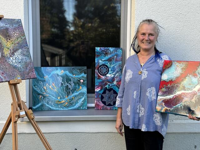 Zu Gast im Atelier von Kamima-Art in Neulengbach | Foto: Lauren Seywald