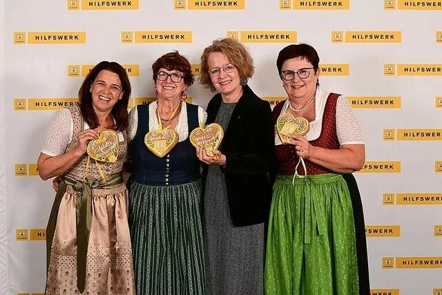 Sandra Böhmwalder, Maria Eder (Herzerl Mitzi), Christiane Teschl-Hofmeister, Michaela Hinterholzer | Foto: Hilfswerk