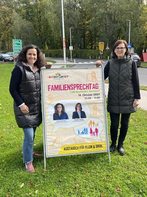Helena Kirchmayr (li.) mit Elisabeth Goppold.
 | Foto: OÖVP