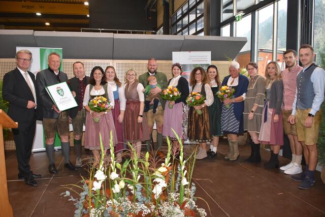 Auch bei der Wappenverleihung stand die Familie im Mittelpunkt | Foto: MeinBezirk